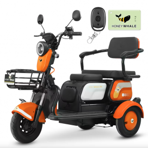 Trimoto Eléctrica Honey Whale V4 Naranja