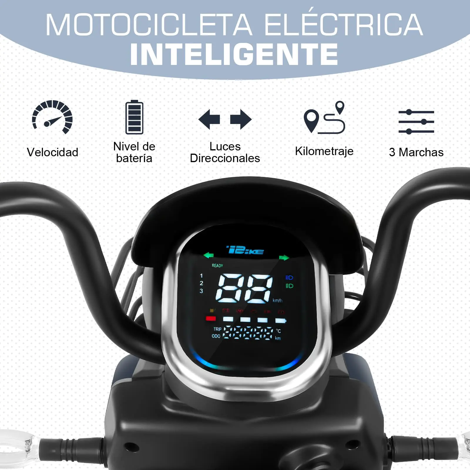 Motobici Eléctrica Honey Whale U9S - Image 3