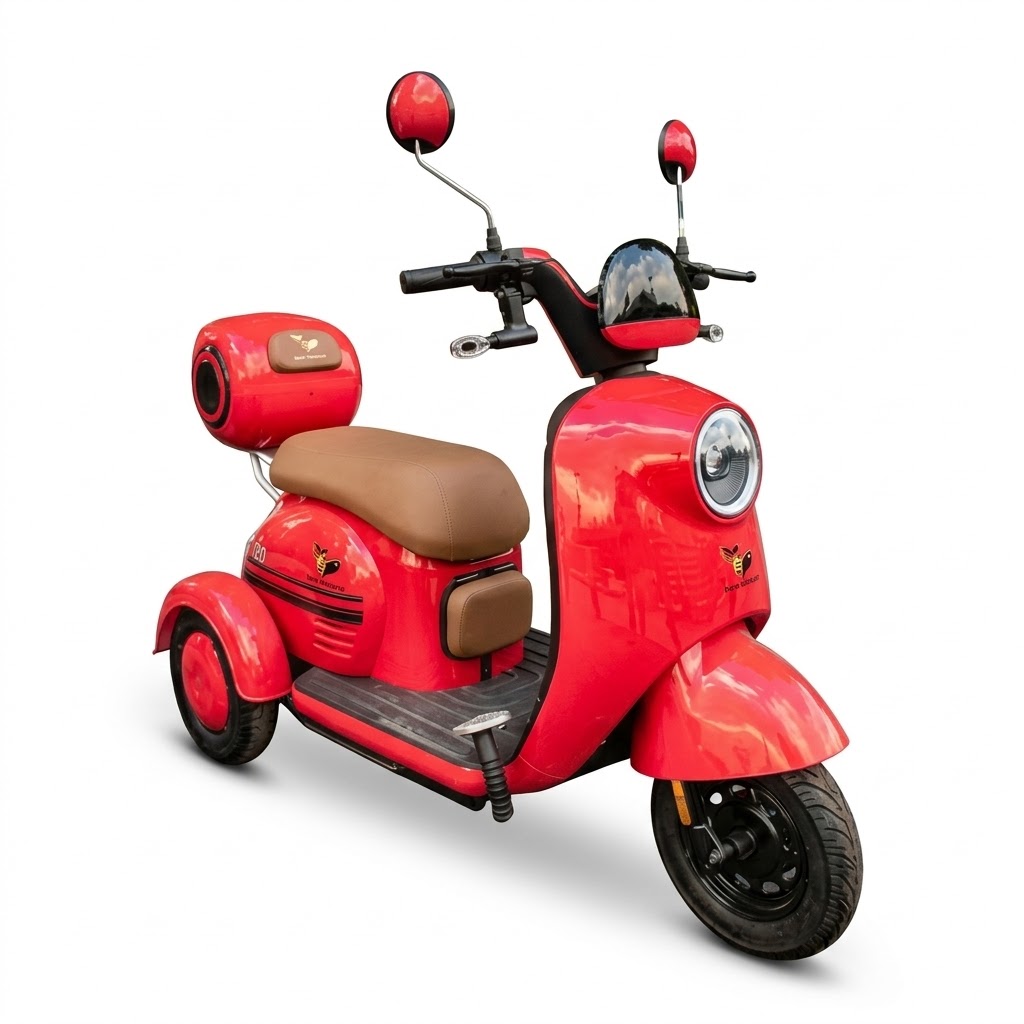 Motobici Eléctrica Honey Whale V1 de 3 Ruedas - Imagen 3