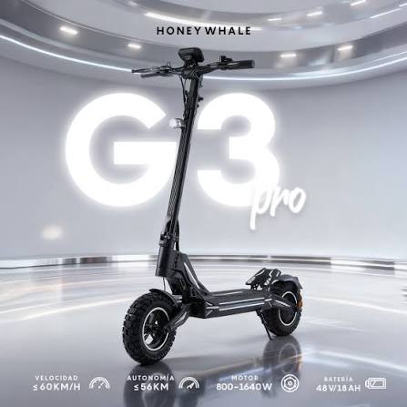 Scooter Eléctrico Honey Whale G3 Pro - Imagen 3