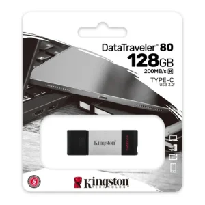 Memoria USB-C Datatraveler 80 Kingston de 128gb